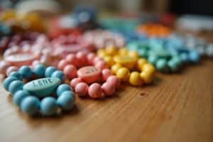 18 Schnullerketten mit Namen gestalten