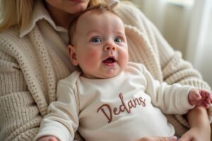 Personalisierte Babybekleidung mit Namen
